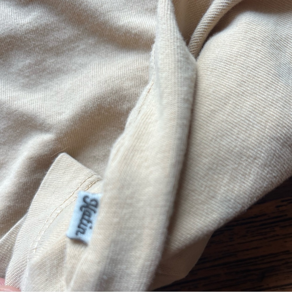 Men's Katin T-Shirt White Beige Logo M Huckberry Surf Beach Kanvas DISTRESSED - Picture 8 of 16